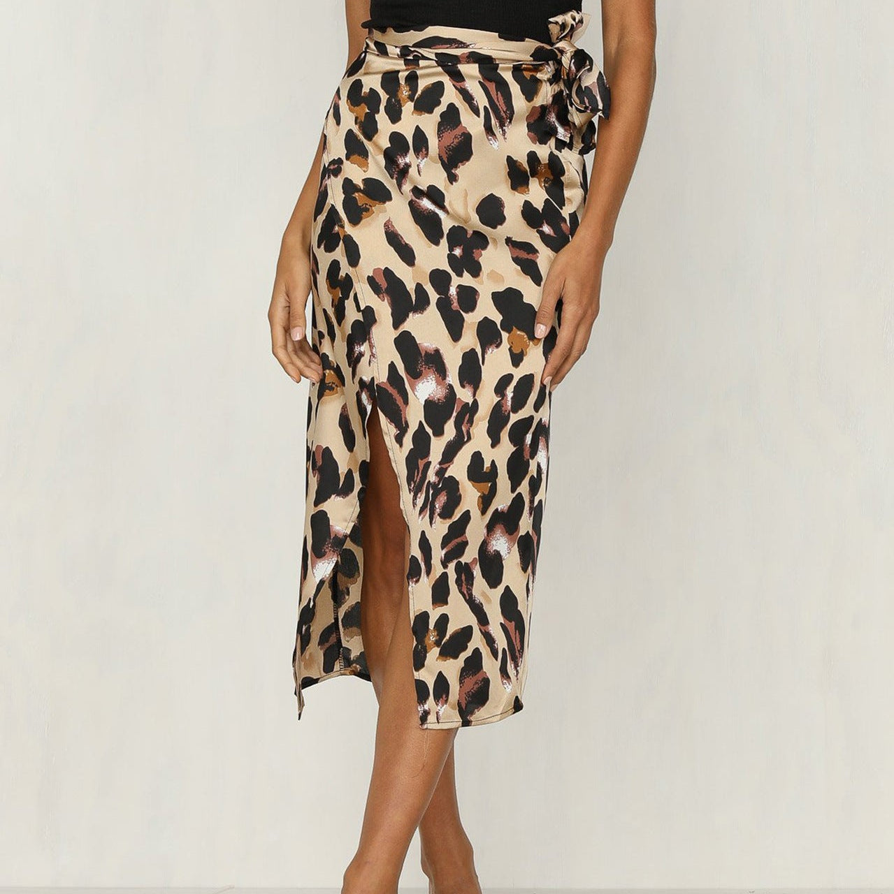 Leopard Print Skirt