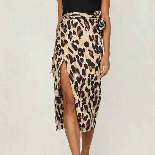 Leopard Print Skirt