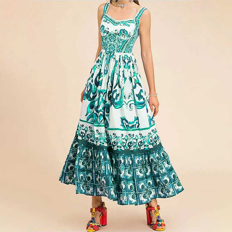 Let's Go To Greece Dress