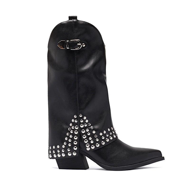 Autumn Pointed Knight Boots
