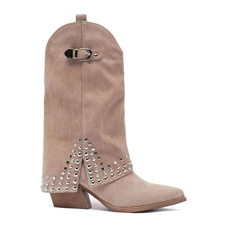 Autumn Pointed Knight Boots