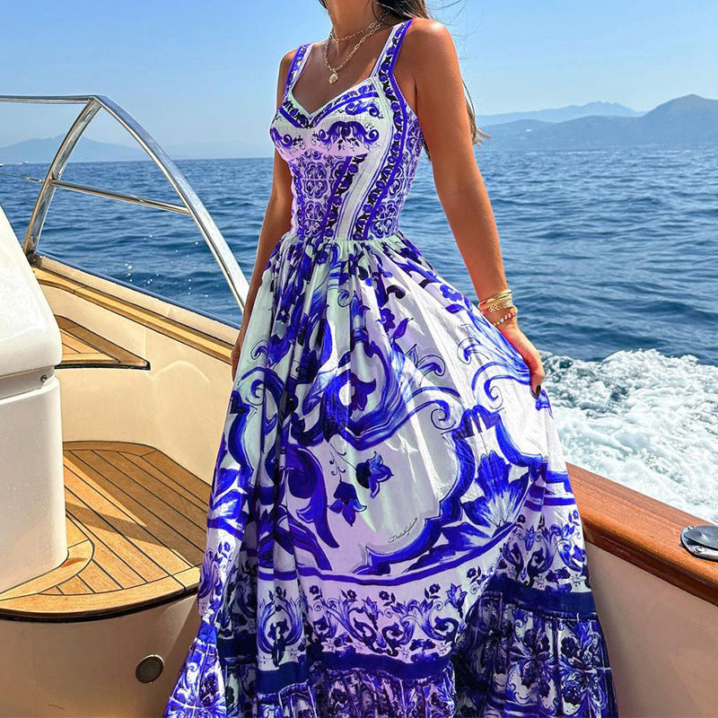 Let's Go To Greece Dress
