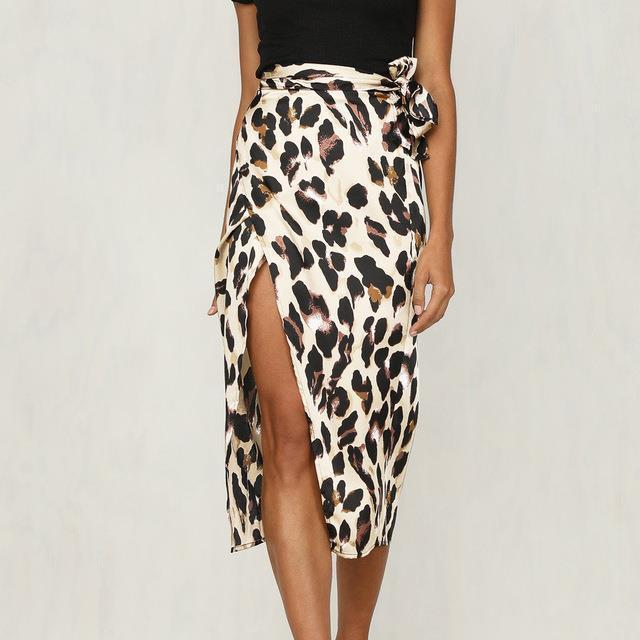 Leopard Print Skirt