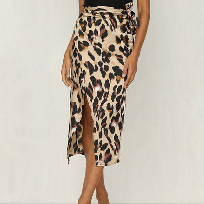 Leopard Print Skirt