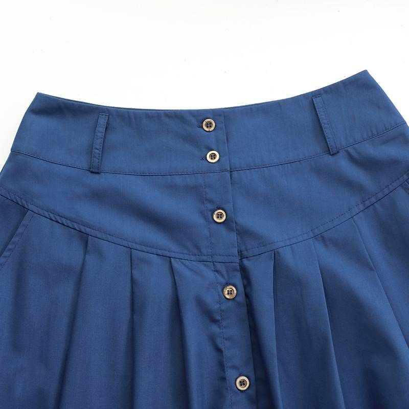 Victoria Skirt -High Waist Solid Long