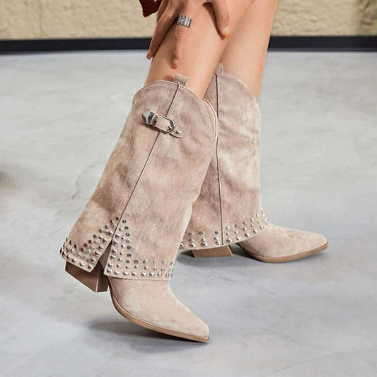 Autumn Pointed Knight Boots