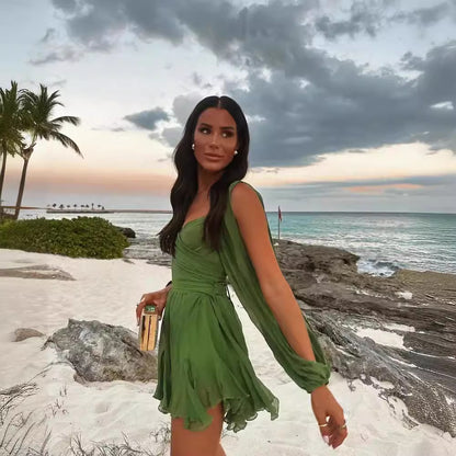 Holly Lantern Sleeve Dress