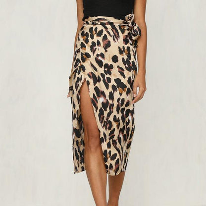 Leopard Print Skirt