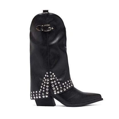 Autumn Pointed Knight Boots