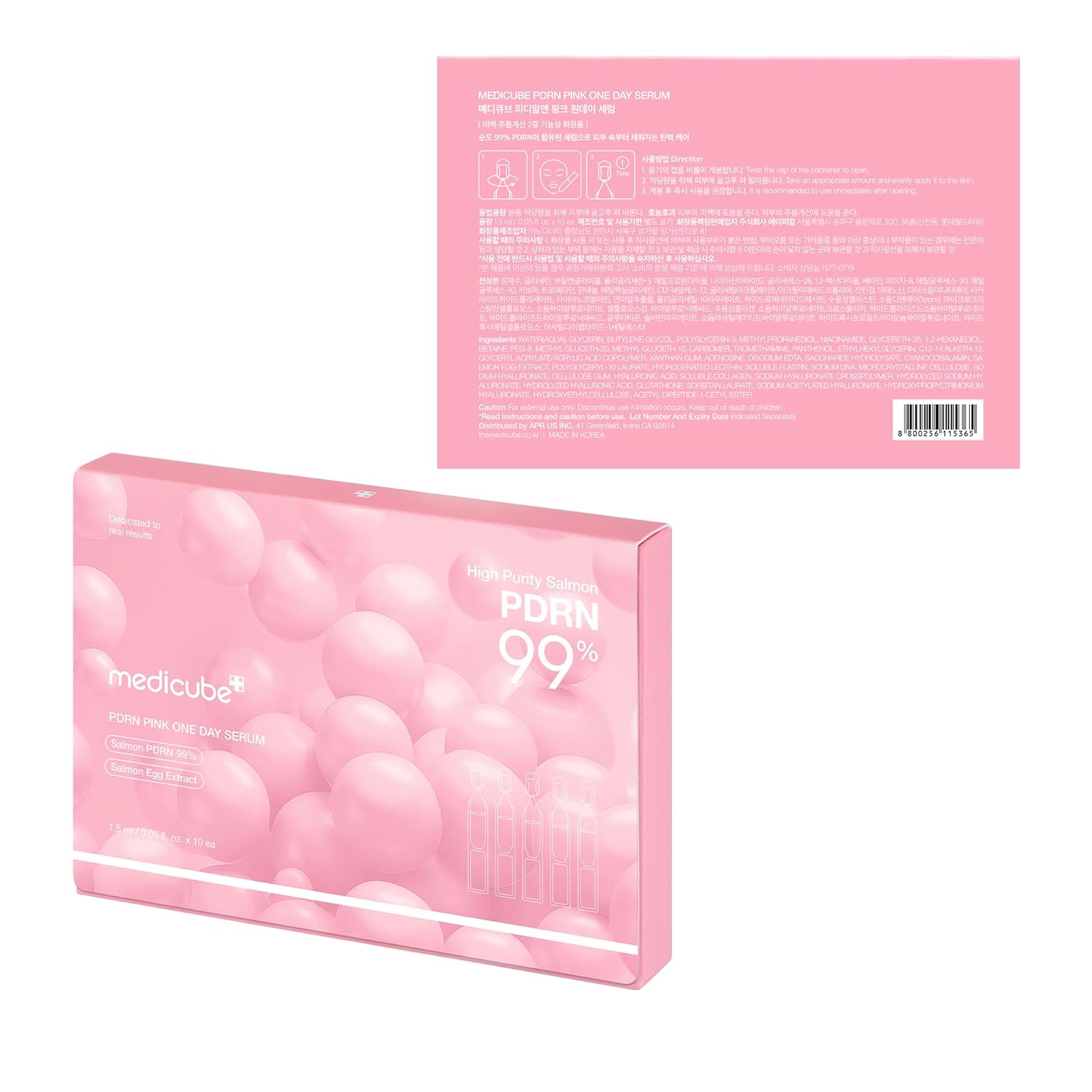 Medicube PDRN Pink One Day Serum