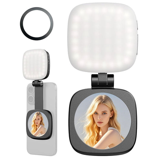 The Glam Cam Selfie Light With Mirror