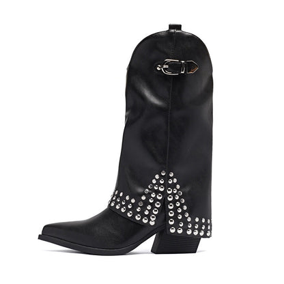 Autumn Pointed Knight Boots